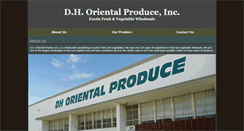 Desktop Screenshot of dhproduce.com